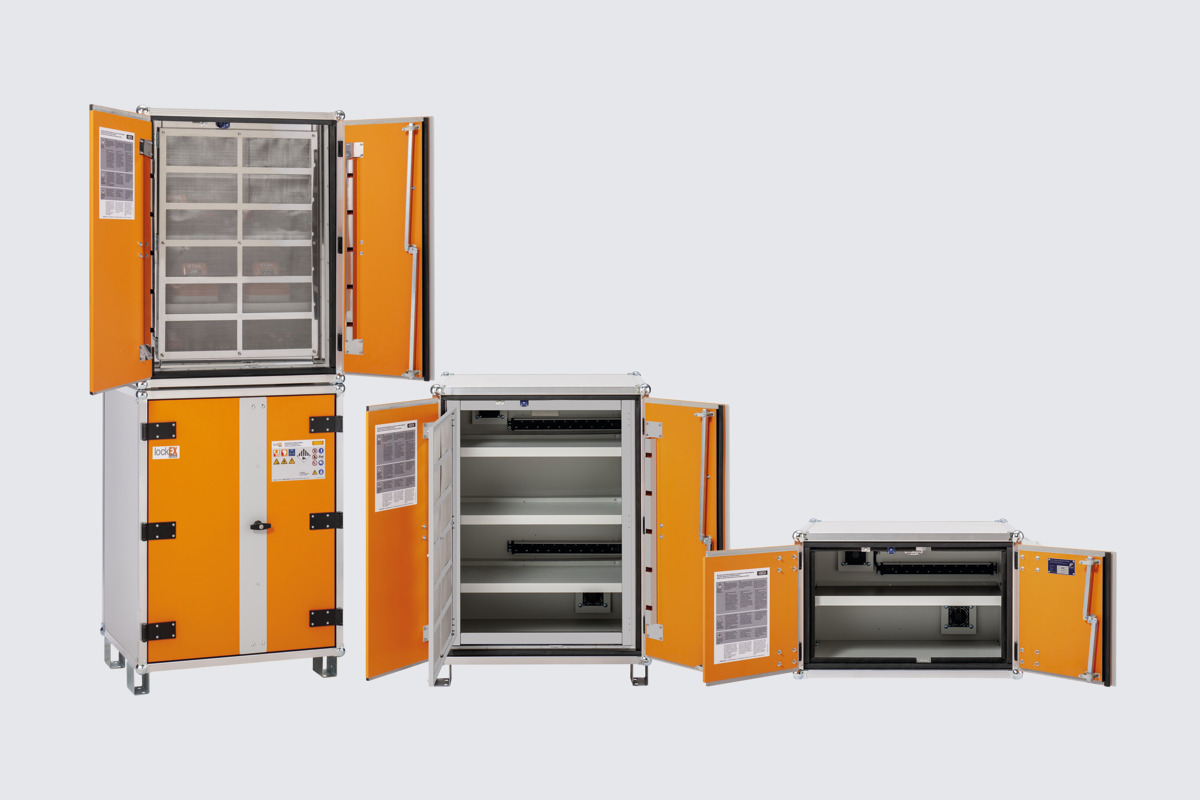 Armoires de stockage à batterie