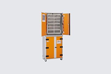 Armoire de charge de batterie CEMO Basic 8/20, 230 V avec pieds