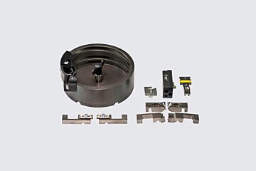 Extension set for the automatic stripping and crimping machine