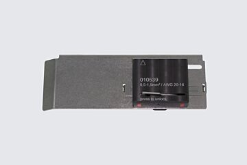 Conveyor unit for partially insulated contacts 0.25-1.5mm², red, Cembre