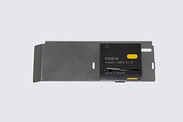 Conveyor unit for fully insulated contacts 4-6mm², yellow, Cembre