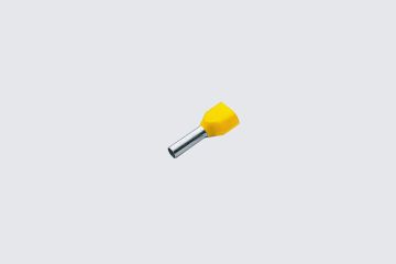 Embout de câblage double pré-isolé, DIN 46228 T4, 2 x 1.0mm²