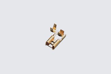 Flachsteckhülsen für Kupferleiter, 1 - 2.5mm²