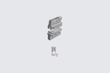 Die set for roll crimp contacts 1-2.5mm²