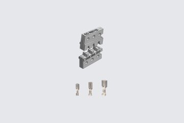 Die set for roll crimp contacts 0.1-1.5mm²