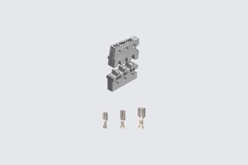 Die set for roll crimp contacts 0.1-1.5mm²