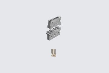 Die set for roll crimp contacts 0.5-1.5mm²
