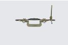 Tool for overhead line joint clamps on grooved contact wires AD-GW