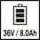 36V; 8.0Ah Li-Ion Akku