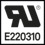 Gemäss UL RECOGNITION E220310